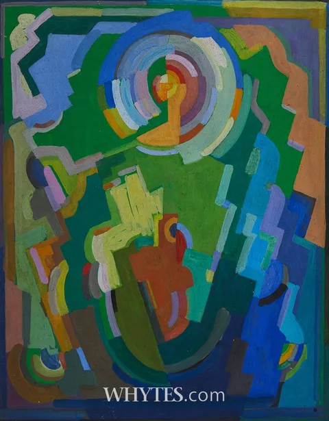 Mainie Jellett, ABSTRACT COMPOSITION, gouache