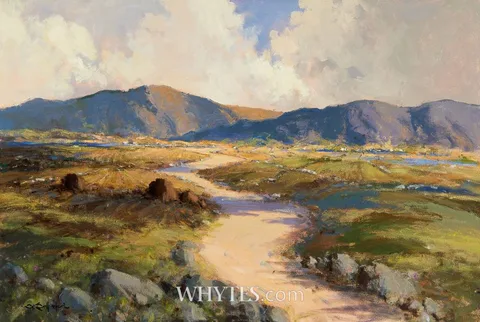 George K. Gillespie, AMONG THE ROSSES, COUNTY DONEGAL, oil on canvas