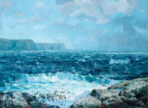 James Le Jeune, DONEGAL BAY, 1974, oil on canvas