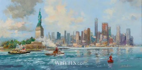 Colin Gibson, THE STATUE OF LIBERTY, NEW YORK, 2025, oil on canvas