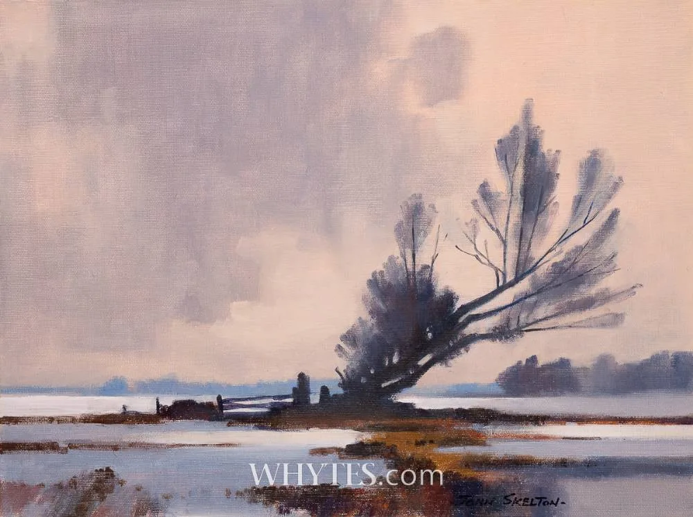 BLESSINGTON, COUNTY WICKLOW by John Skelton, oil on board; (unframed), sold Jun 2025