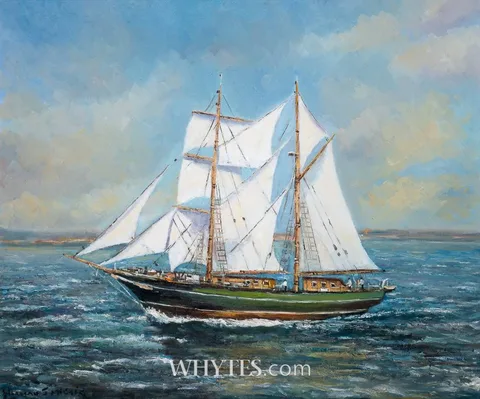 ASGARD II by Norman J. McCaig, oil on canvas, sold Jun 2025