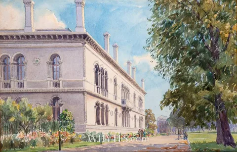 E. Lyn Hope, MUSEUM BUILDING, TRINITY COLLEGE, DUBLIN, watercolour