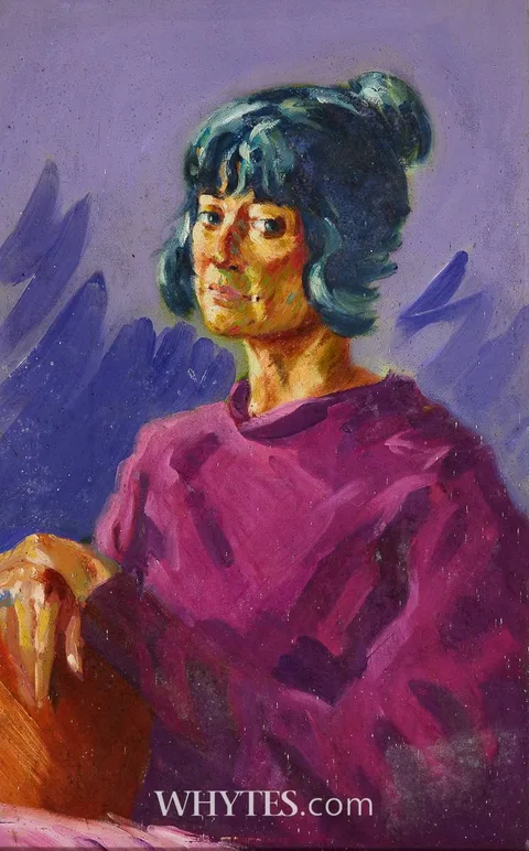 Owen Walsh, FEMALE FIGURE, oil on canvas