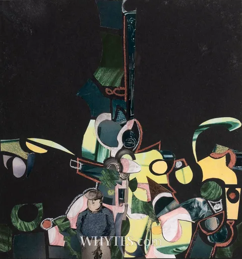Manus Walsh, SPARE PARTS CHEAP, 1974, mixed media collage