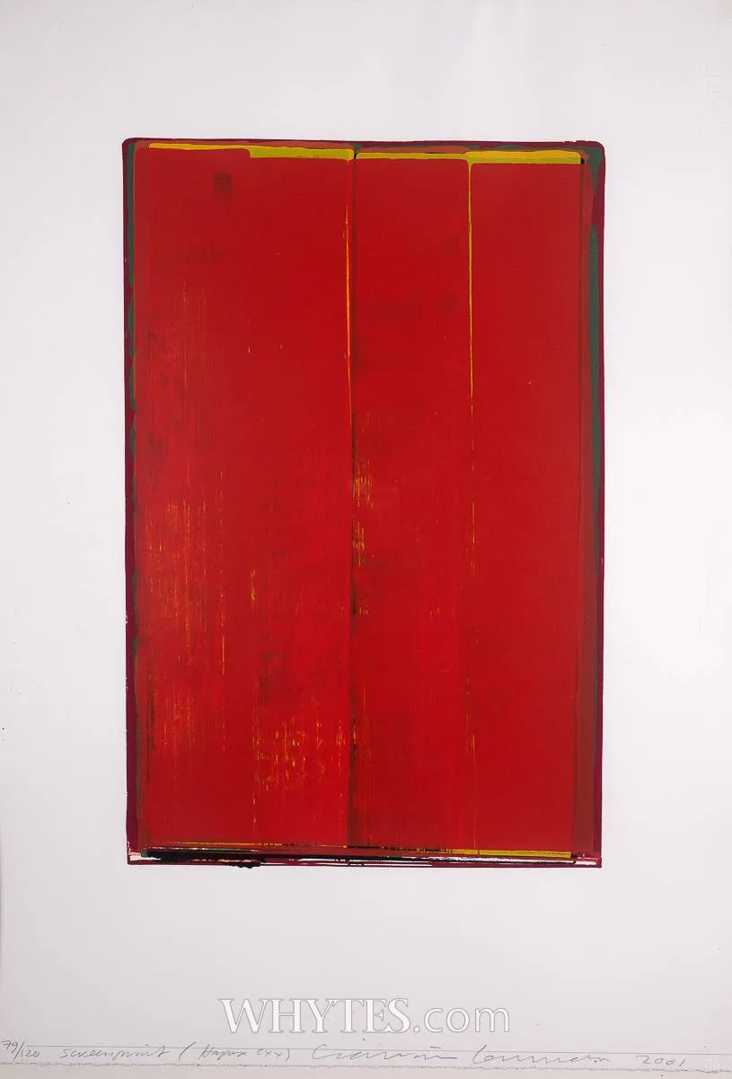 HAPAX XX by Ciarán Lennon, 2001, screenprint; (no. 79 from an edition of 120), sold Jun 2025