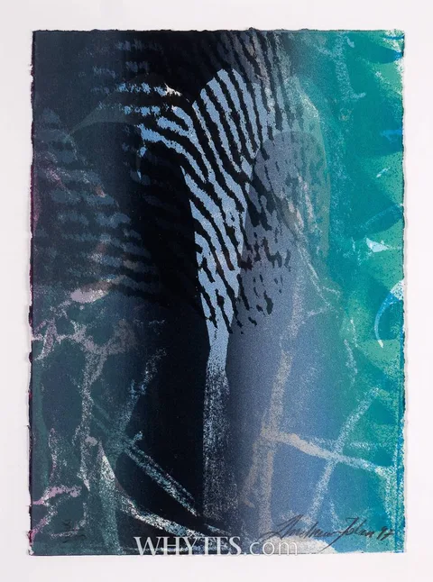 Andrew Folan, ABSTRACT GREEN, 1997, lithograph; (no. 81 from an edition of 300)