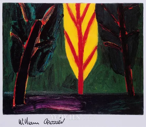 THREE TREES by William Crozier, print, sold Jun 2025
