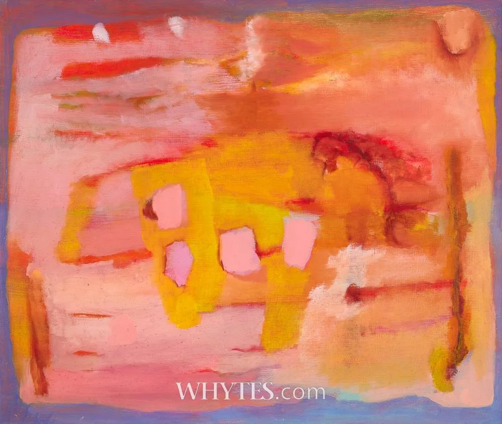 CORPORAL SPACE by Jacinta Feeney, 2000, oil on board, offered Jun 2025