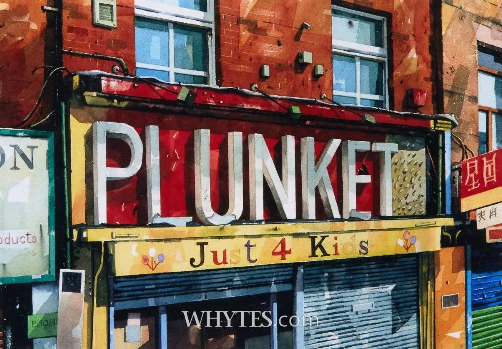 David Browne, PLUNKETT, MOORE STREET, DUBLIN, print