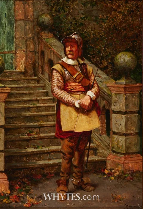 Stephen Lewin, THE SENTRY, oil on canvas