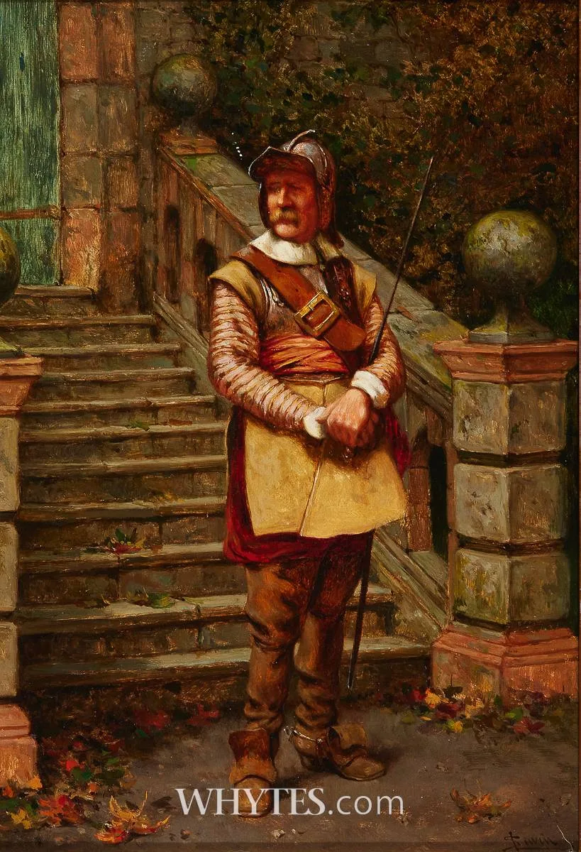 Stephen Lewin, THE SENTRY, oil on canvas