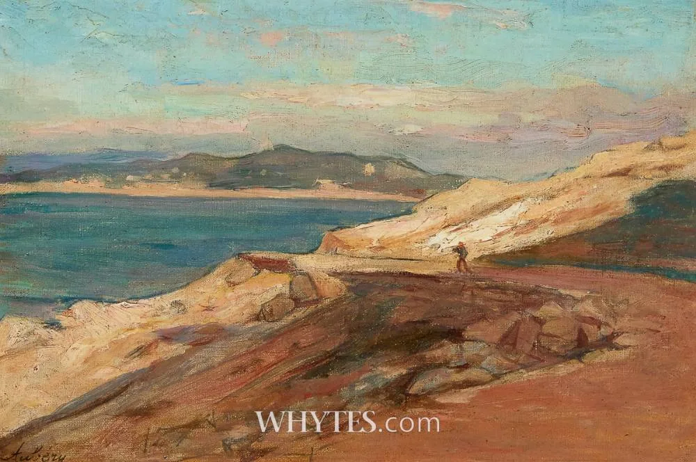 Jean Aubery, AU BORD DE LA MÉRE EN ETE, BRITTANY, c.1930, oil on board