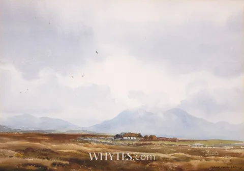 COTTAGE IN A RURAL SCENE by Frank Egginton, watercolour, offered Jun 2025