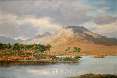 Frank Egginton, DERRYCLARE LOUGH, CONNEMARA, 1978, oil on canvas