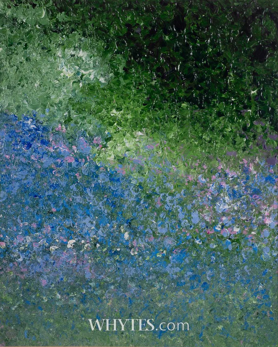 Gena Lynam, AT THE END OF THE GARDEN, oil on board