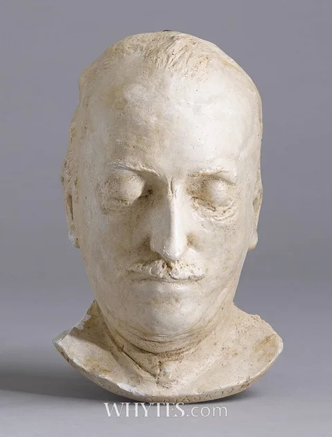 Seamus Murphy, DEATH MASK OF SEÁN Ó RIADA, 1971, plaster