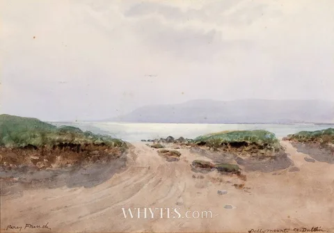 DOLLYMOUNT, COUNTY DUBLIN by William Percy French, watercolour, sold May 2025