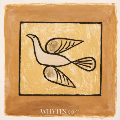 Breon O'Casey, BIRD, 2004, acrylic on paper