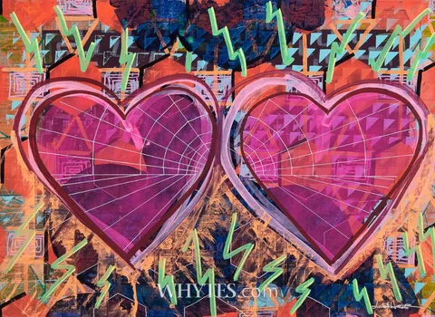 Leah Hewson, ELECTRIC LOVE, mixed media