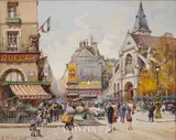Eugène Galien-Laloue, L'ÉGLISE DE ST-MÉDARD, PARIS