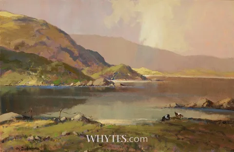 George K. Gillespie, EVENING REFLECTIONS, KILLARY, COUNTY GALWAY, oil on canvas