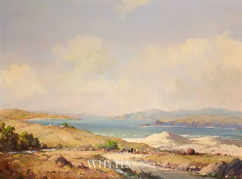 George K. Gillespie, GORTAHORK ESTUARY, COUNTY DONEGAL, oil on canvas