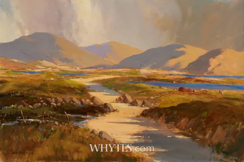 George K. Gillespie, NEAR RENVYLE, CONNEMARA, oil on canvas
