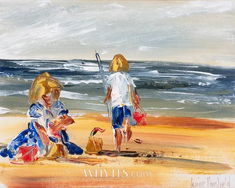 BUSY DAYS by Louise Mansfield, oil on board, sold Mar 2025