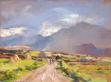 Robert Taylor Carson, MUCKISH MOUNTAIN NEAR CRESSLOUGH, COUNTY DONEGAL, c.1950s
