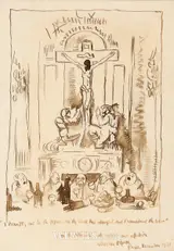 William Orpen, I DREAMT, AND LO THE FIGURES OVER THE CLOCK HAD CHANGED AND I REMEMBERED THE WAR, PARIS