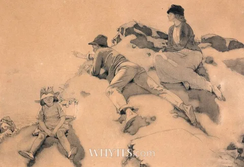 William Orpen, THE YACHT RACE, photogravure