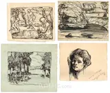 Robert Gregory, UNTITLED DRAWINGS (4)