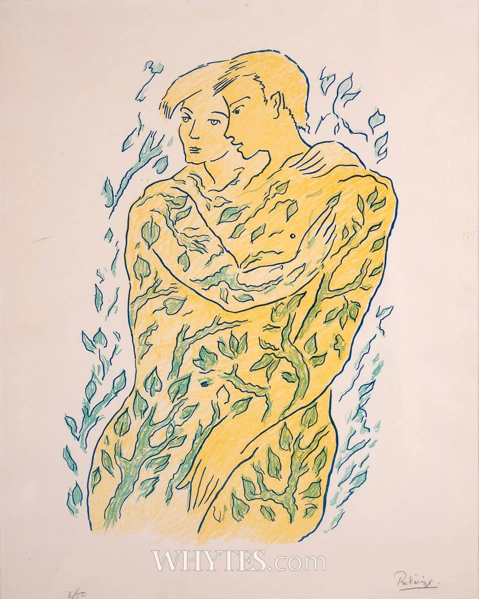 Basil Rakoczi, THE LOVERS, lithograph; (no. 5 from an edition of 50)