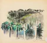 Patrick Collins, LANDSCAPE, GOLFE-JUAN, FRANCE