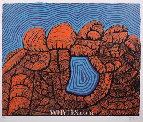 Jimmy Pike, FATHER'S COUNTRY, screenprint; (no. 37 from an edition of 95); (unframed)