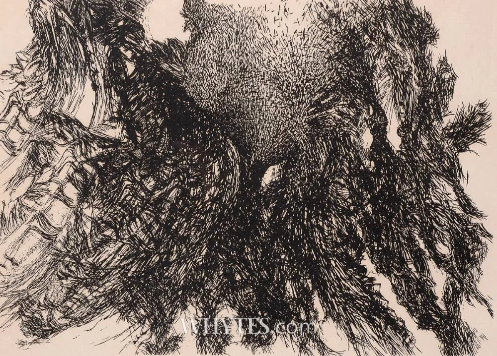 WATERHEN by Paul Mosse, 1983, etching; (no. 2 from an edition of 25), offered Mar 2025