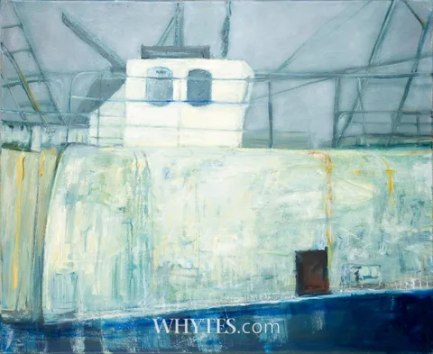 Veronica Bolay, HER NAME WAS CHARISMA, oil on canvas; (unframed)