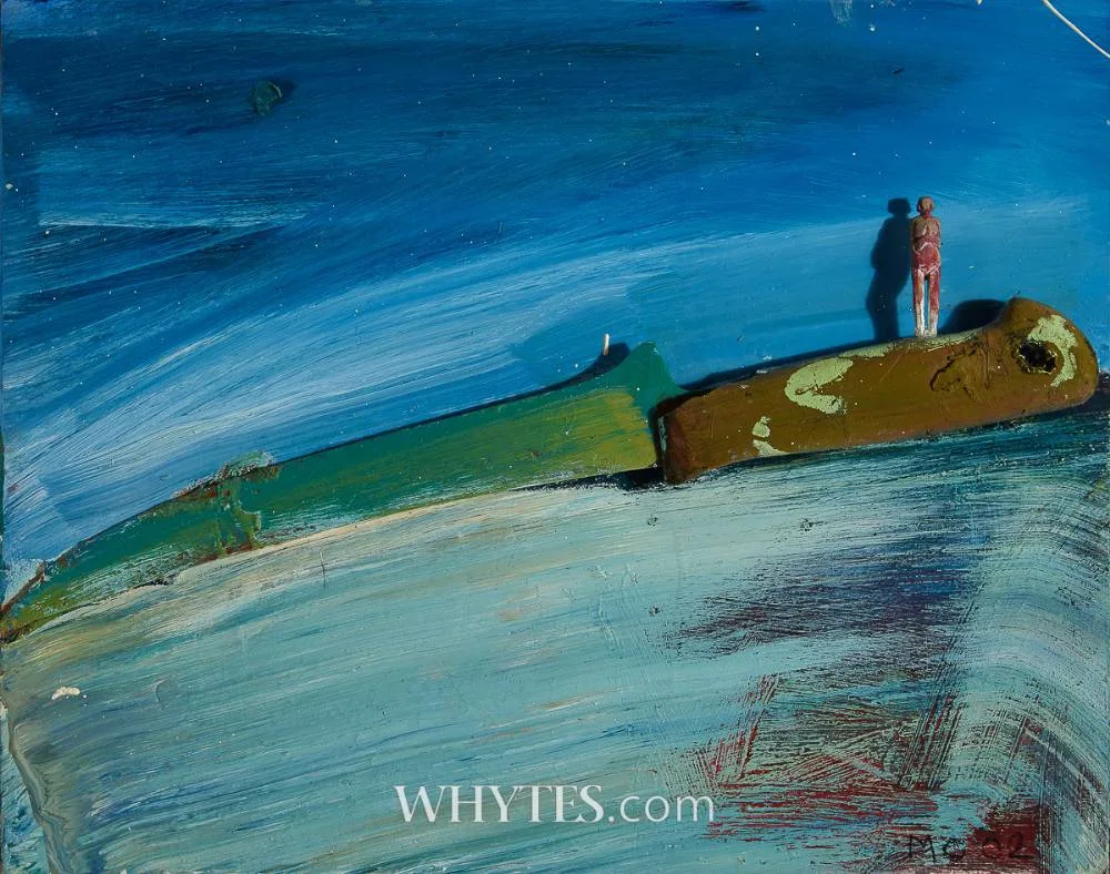 Brian McDonagh, THE BLADE, 2002, mixed media on board