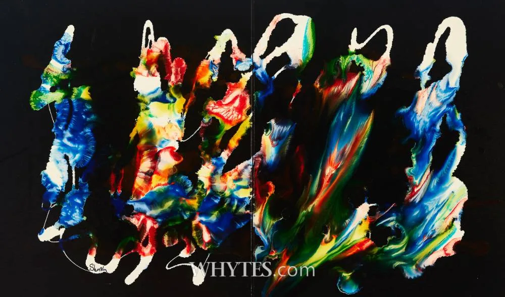 Kevin Sharkey, UNTITLED [DIPTYCH], acrylic on canvas
