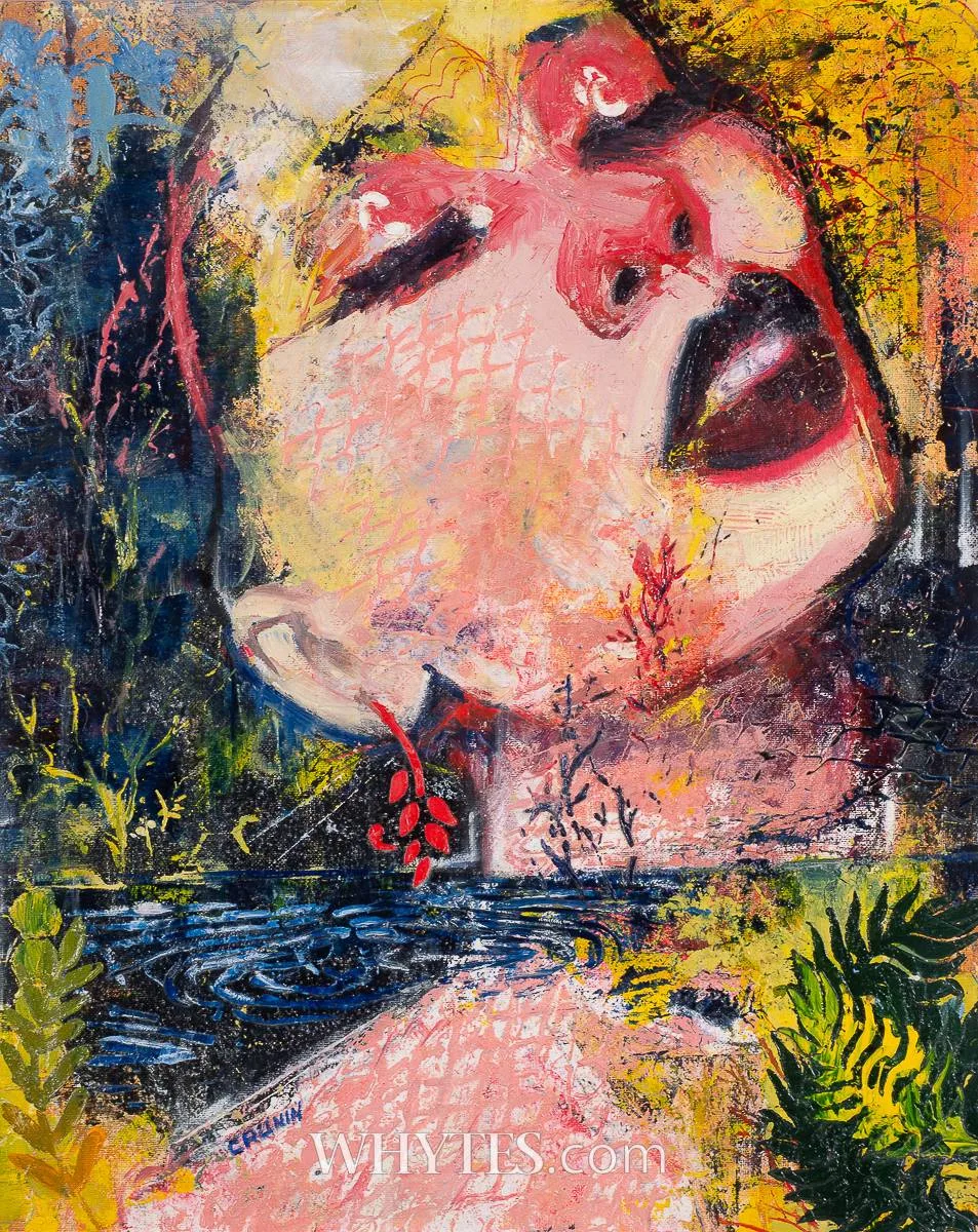 Susan Cronin, THE BATTLE OF GAIA, 2024, oil on board