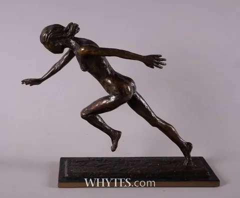 Ann Cooney, RUNNING GIRL, 1993, bronze