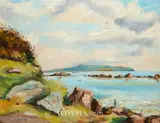 Gerald J. Bruen, VIEW OF DUBLIN BAY FROM DILLONS PARK, DALKEY