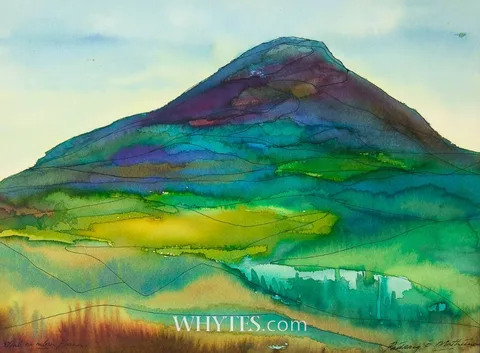 Pádraig Ó Mathúna, LANDSCAPE, watercolour