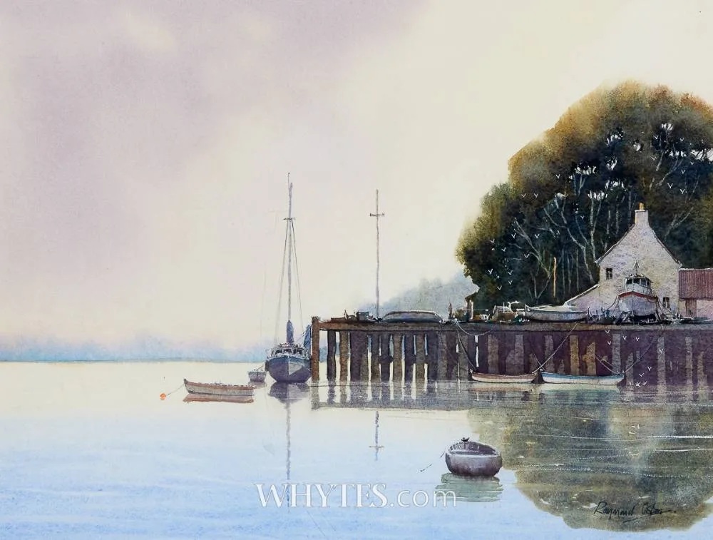 MORNING DAWN by Raymond Osborn, watercolour, sold Mar 2025