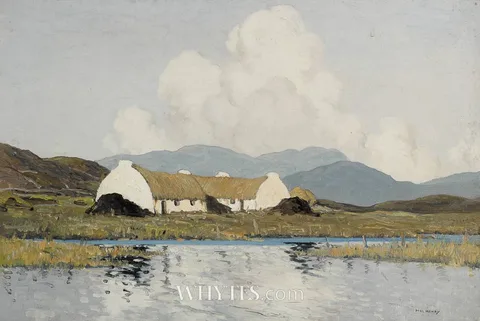 Paul Henry, LAKE AND MOUNTAINS IN CONNEMARA, 1933-6, oil on canvas