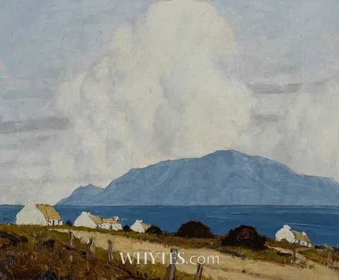 Paul Henry, WEST OF IRELAND LANDSCAPE, 1925-1935, oil on canvas