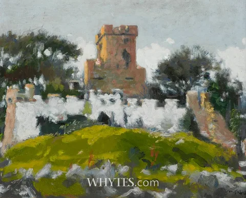 Maurice MacGonigal, DOE CASTLE, COUNTY DONEGAL, oil on board