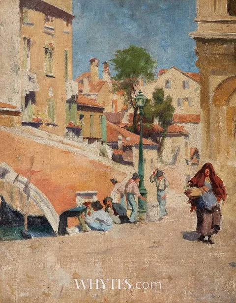 Eileen Reid, VENICE, 1925, oil on canvas