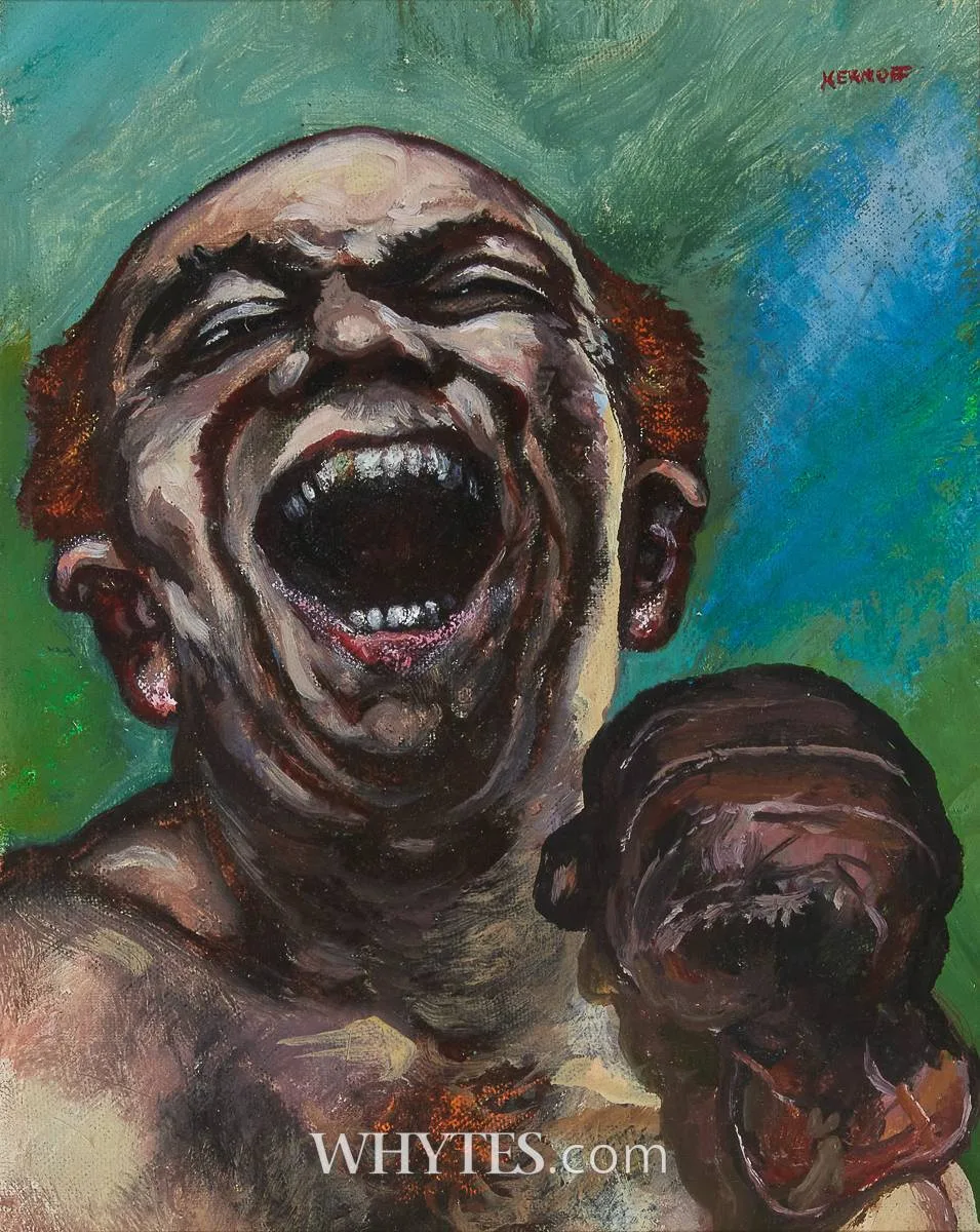 A KNOCK-OUT by Harry Kernoff, oil on board, sold Mar 2025